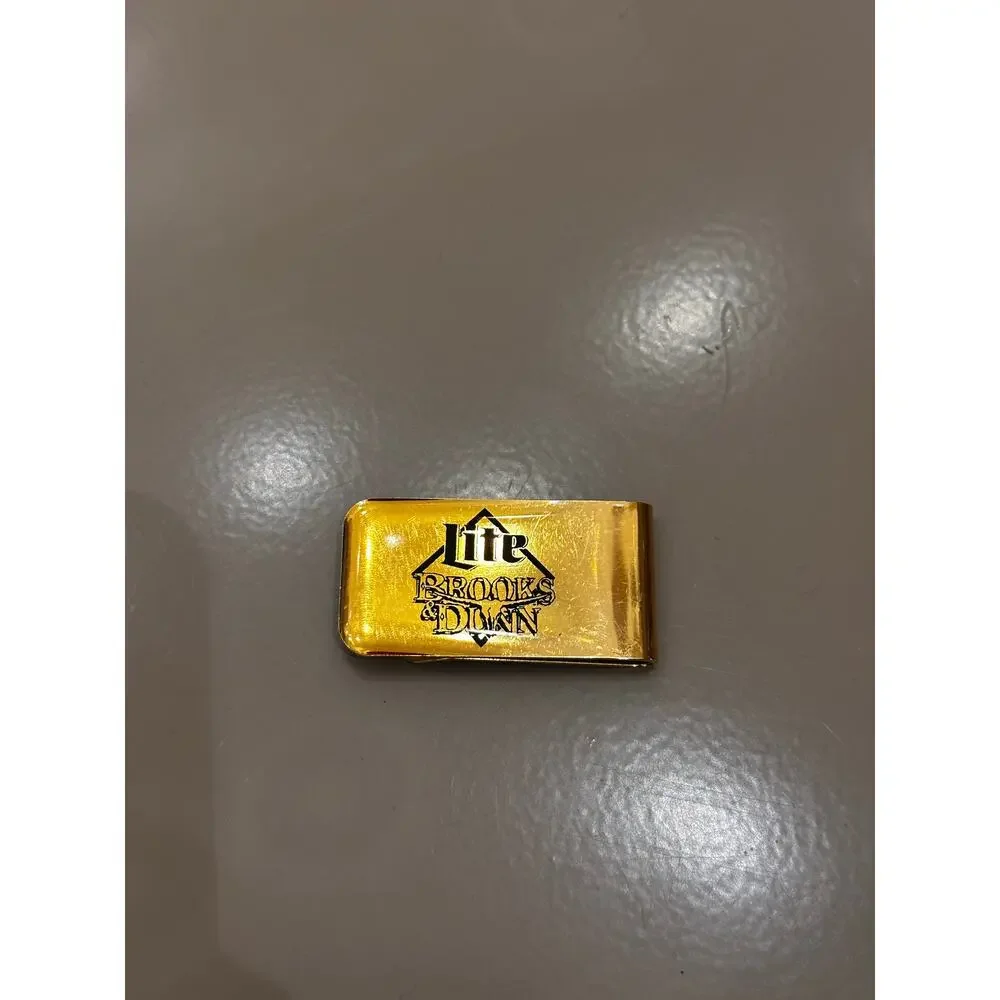 90s Vintage Miller Lite Brooks & Dunn Money Clip